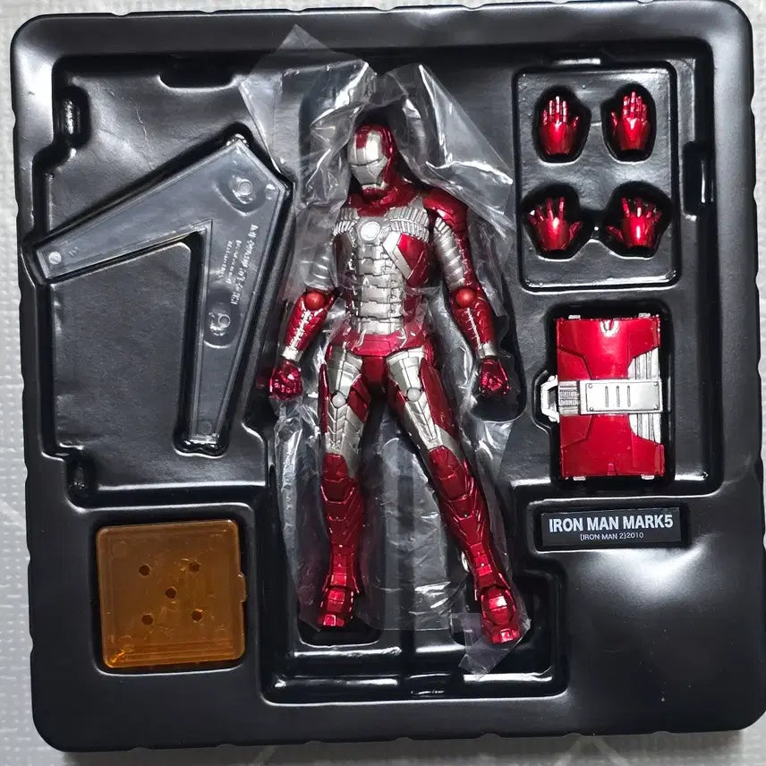 [BUNJANG] Kaiyodo Revoltech Iron Man Series Bundle Set / 카이요도 아이언맨 리볼텍시리즈+마크5 레이싱수트,커스텀헤드