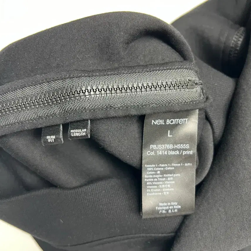 [BUNJANG] Neil Barrett Brutus Printed Black Sweatshirt L / 닐바렛 브루투스 프린팅 블랙 맨투맨 L사이즈