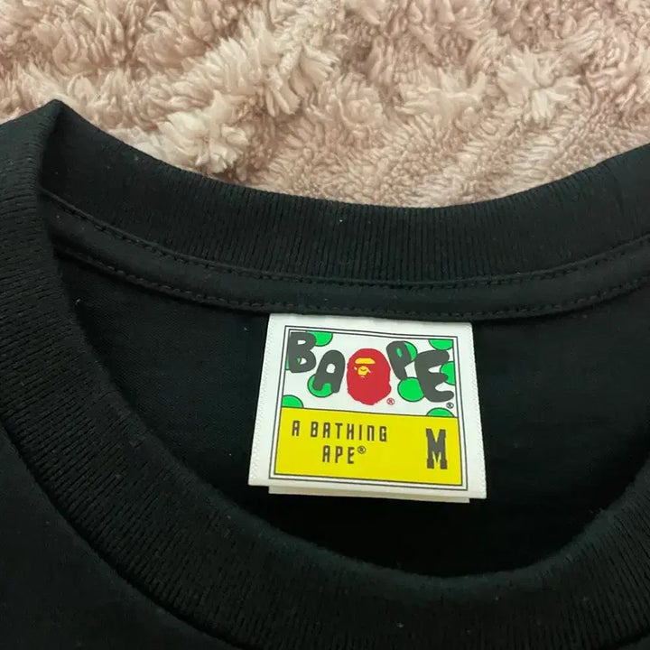 [BUNJANG] BAPE Screen Camo Black T-shirt M / 새상품 베이프 스크린 카모 블랙 반팔티 M