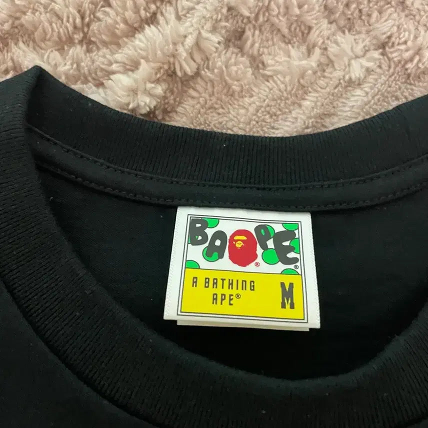 [BUNJANG] BAPE Screen Camo Black T-shirt M / 새상품 베이프 스크린 카모 블랙 반팔티 M