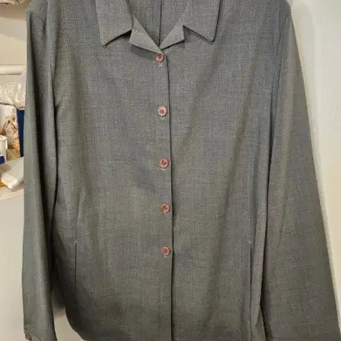 [BUNJANG] Plein De Temps Gray Shirt / 쁘렝땅 셔츠100