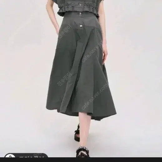[BUNJANG] Hansome System Slit Skirt / 한섬 시스템 23년 슬릿 스커트