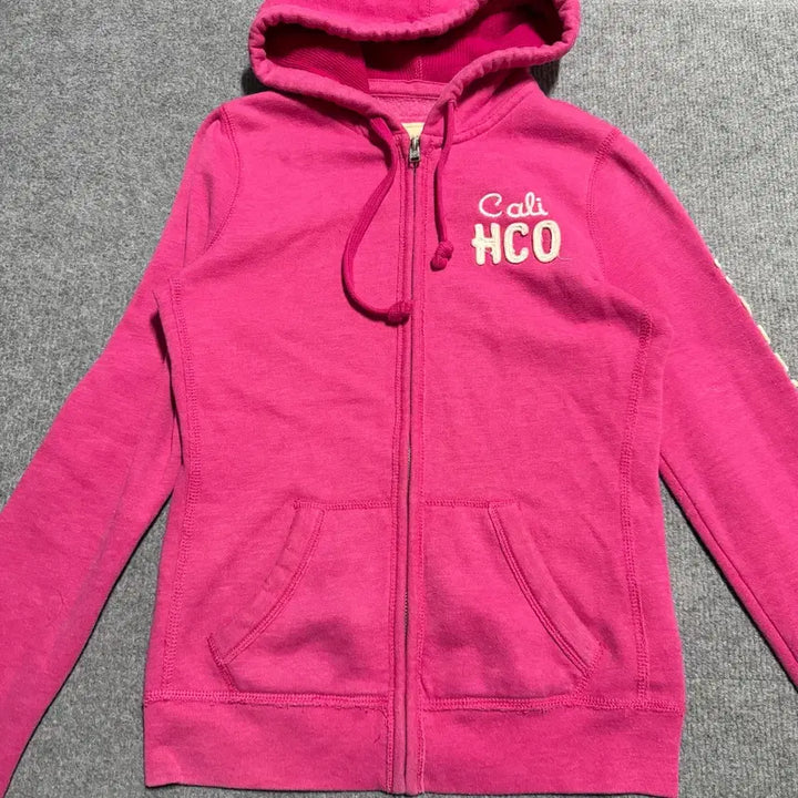 [SOLD OUT] 홀리스터 핑크 후드집업 s