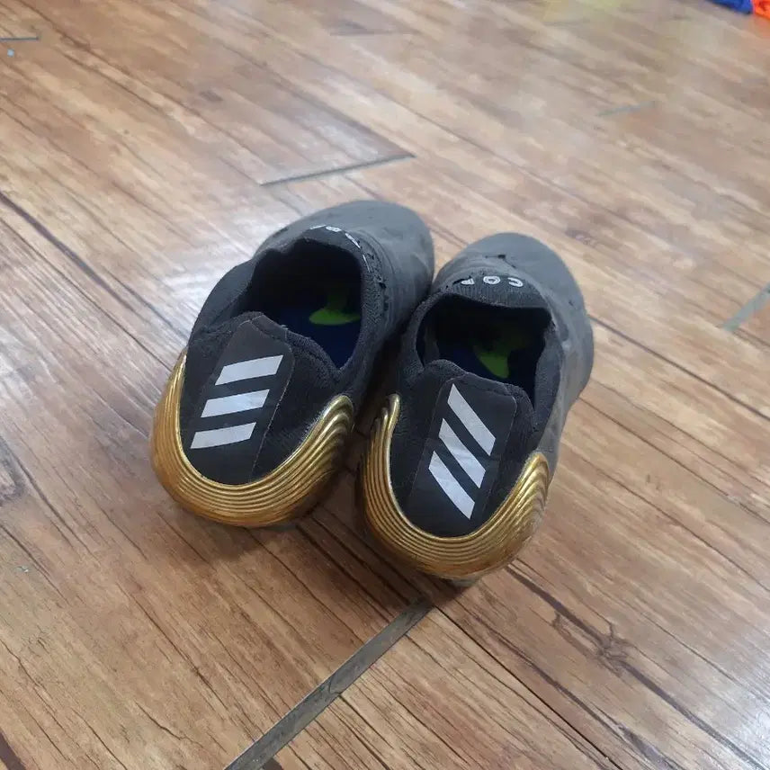 [BUNJANG] Adidas Copa Sense+ FG Core Black Gold Metallic Football Boots / 아디다스 코파 센스+ FG 코어 블랙 골드 메탈릭(쌕 포함)