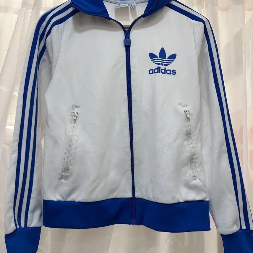 [SOLD OUT] 아디다스 베켄바우어 흰/파랑 트랙탑 M