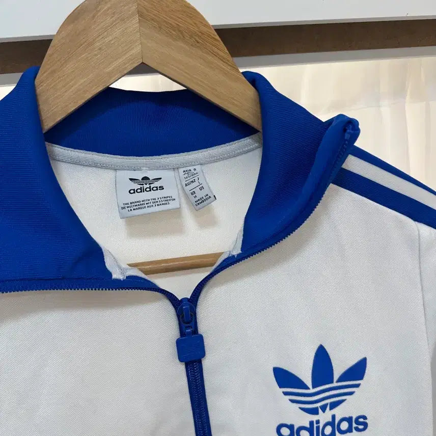 [SOLD OUT] 아디다스 베켄바우어 흰/파랑 트랙탑 M