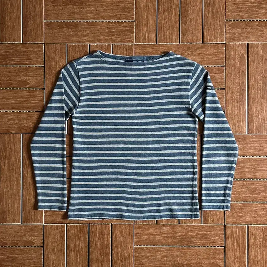[BUNJANG] Saint James Striped Long Sleeve T-Shirt XXS / 세인트제임스 스트라이프 긴팔티 롱슬리브 XXS