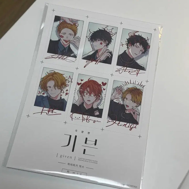 [SOLD OUT] 기븐 히이라기 믹스 원화 체키 극장판 특전 판매
