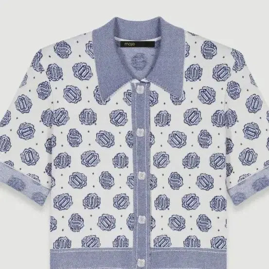 [BUNJANG] Maje Monogram Cardigan Knit / 마쥬 모노그램 가디건 니트 2