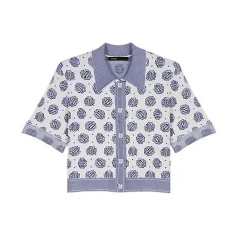 [BUNJANG] Maje Monogram Cardigan Knit / 마쥬 모노그램 가디건 니트 2
