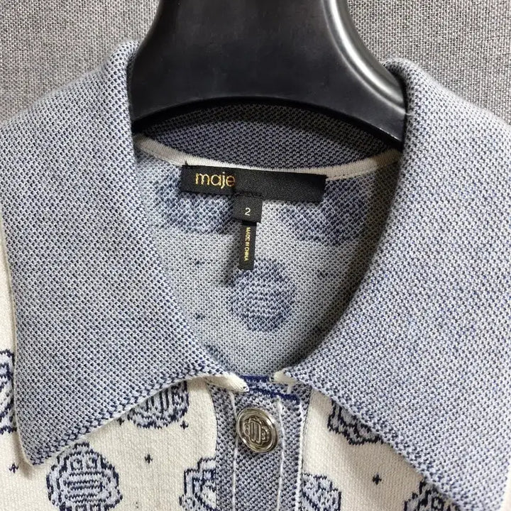 [BUNJANG] Maje Monogram Cardigan Knit / 마쥬 모노그램 가디건 니트 2