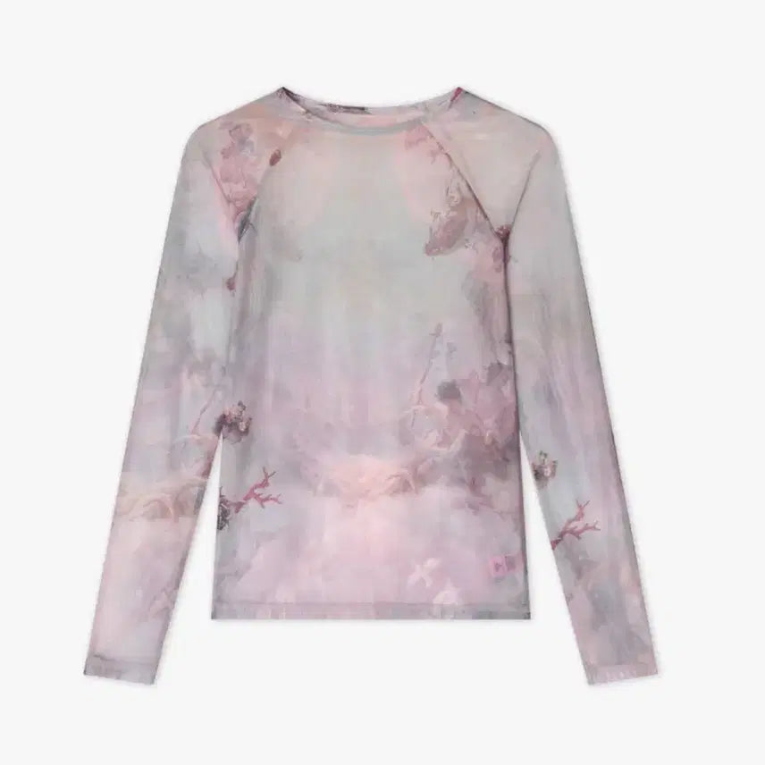 [BUNJANG] MABLING Printed Mesh Top / MABLING 마블링 printed mesh top 메쉬 탑