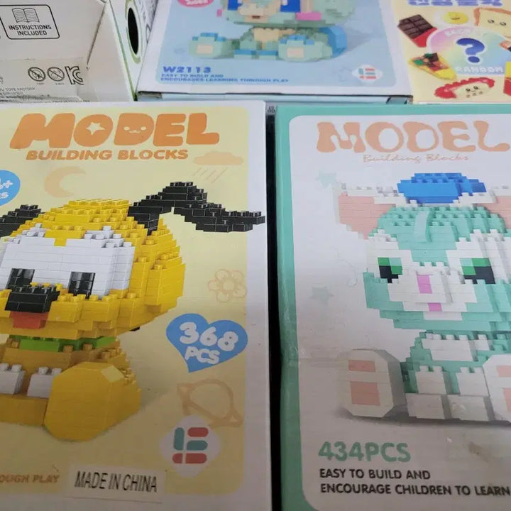 [BUNJANG] Character Block Assembly Toy Random Set / 캐릭터 블럭 조립 장난감 랜덤세트