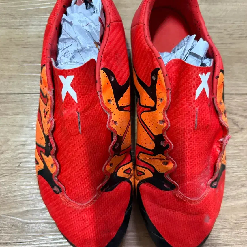 [BUNJANG] Adidas X 15.3 Soccer Cleats Orange 265mm / 아디다스 X 15.3 축구화 265mm 오렌지