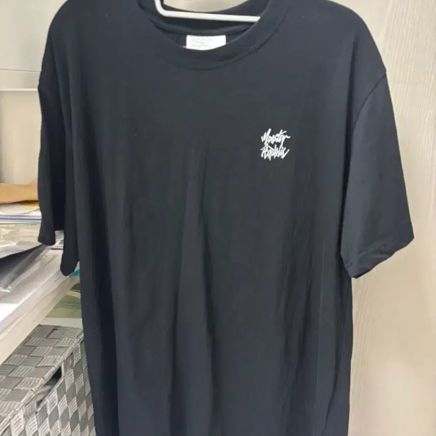[BUNJANG] Musinsa Monster Republic Black Short Sleeve T-shirt / 무신사 몬스터리퍼블릭 검정 반팔 L 판매 교신