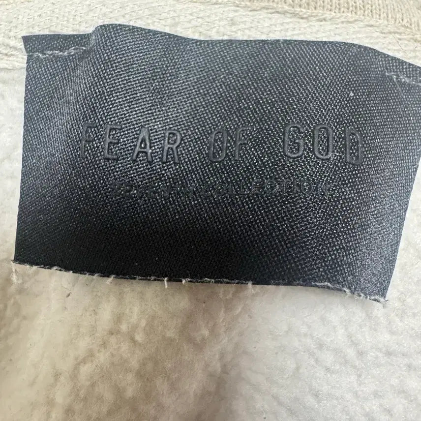 [BUNJANG] Fear of God Hoodie Zip-up Ivory / 피어오브갓 후드직업