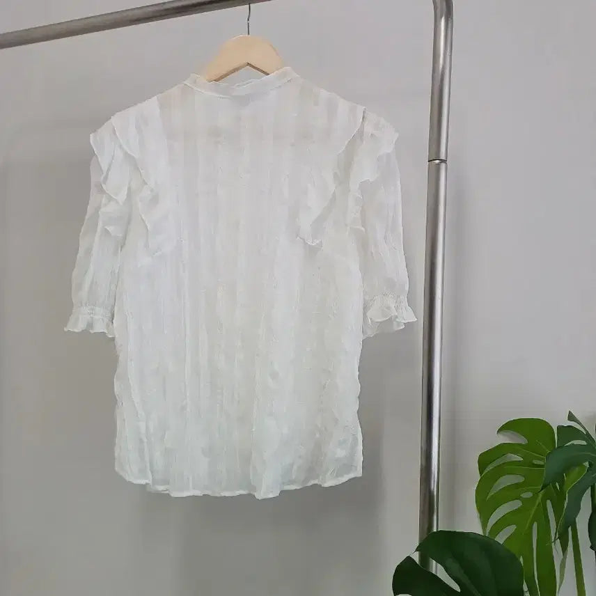 [SOLD OUT] 한섬 SJ SJ  프릴 블라우스