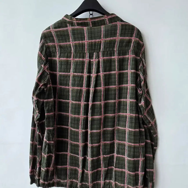 [SOLD OUT] 55-77)그린 체크 스트링 셔츠