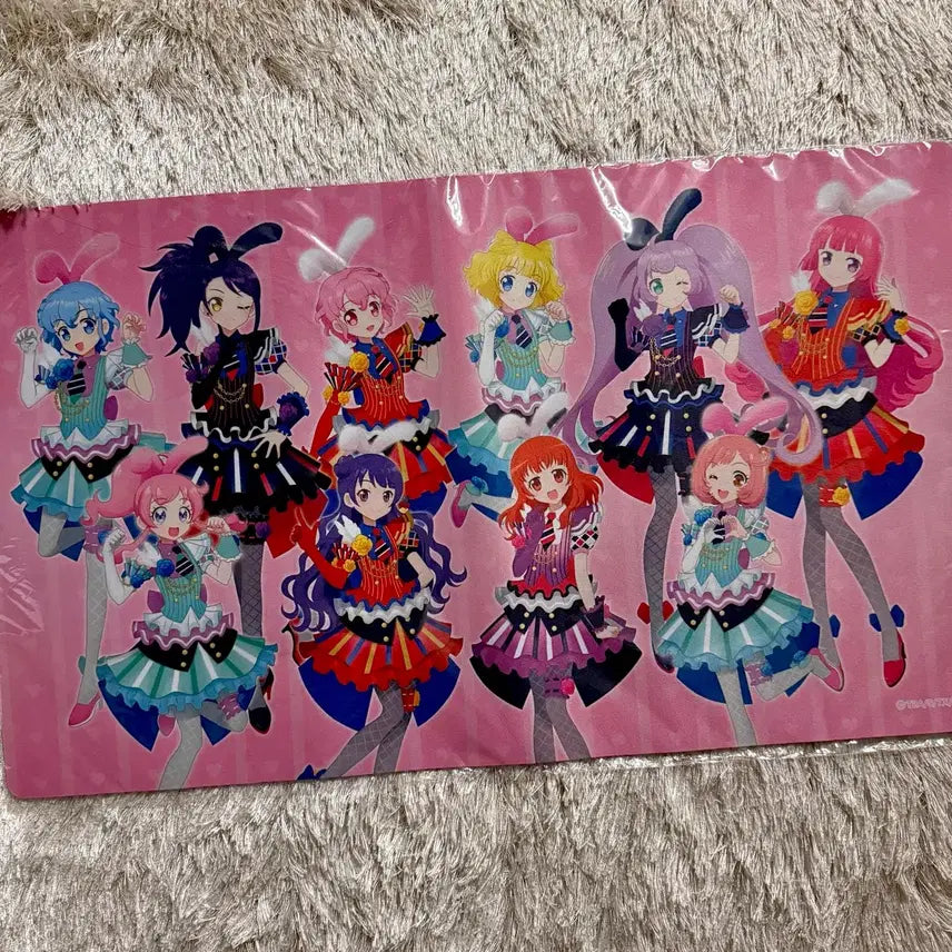[BUNJANG] Prism Stone Pripara Bunny Magician Table Mat / 프리즘스톤 프리파라 바니매지션 장패드 테이블매트 배경 프리즘투어즈