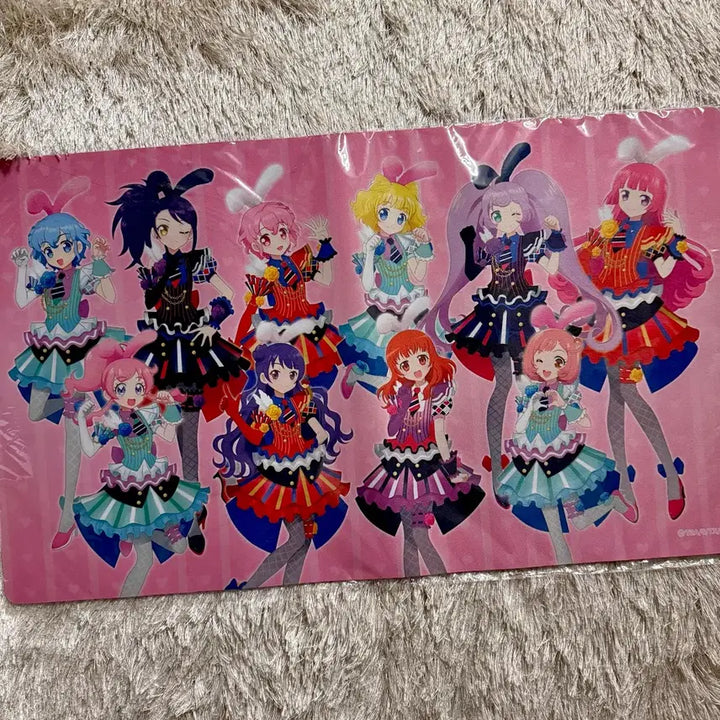 [BUNJANG] Prism Stone Pripara Bunny Magician Table Mat / 프리즘스톤 프리파라 바니매지션 장패드 테이블매트 배경 프리즘투어즈