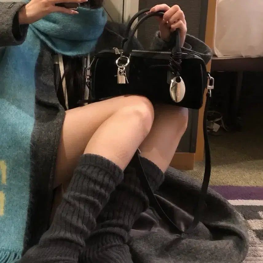 [BUNJANG] 714center Tilda Bag Suede Tote / 714center 틸다백 스웨이드 블랙