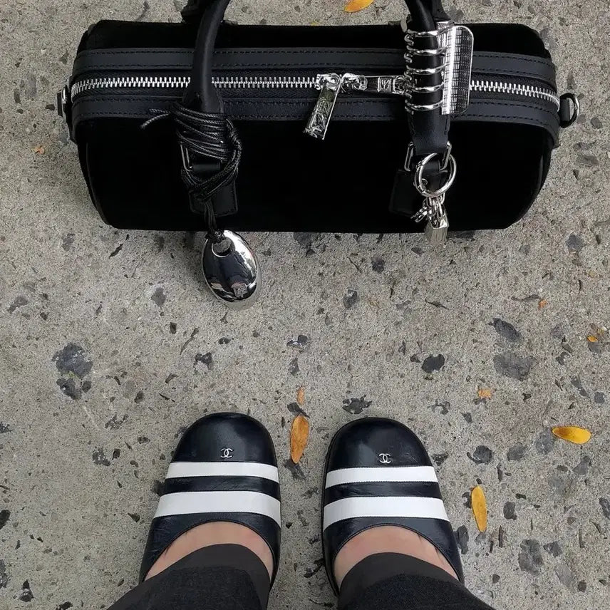 [BUNJANG] 714center Tilda Bag Suede Tote / 714center 틸다백 스웨이드 블랙