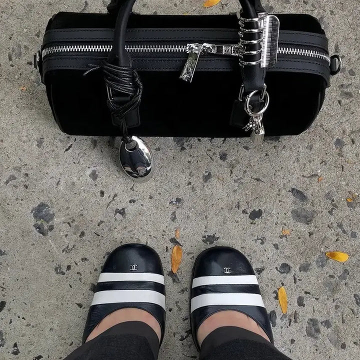 [BUNJANG] 714center Tilda Bag Suede Tote / 714center 틸다백 스웨이드 블랙