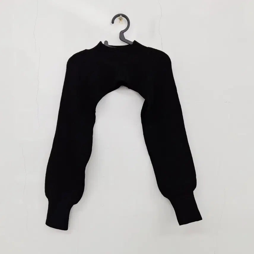 [BUNJANG] System 21 Ribbed Knit Bolero Top Scarf / 시스템 21 볼레로 골지 니트 탑 머플러 FREE 블랙