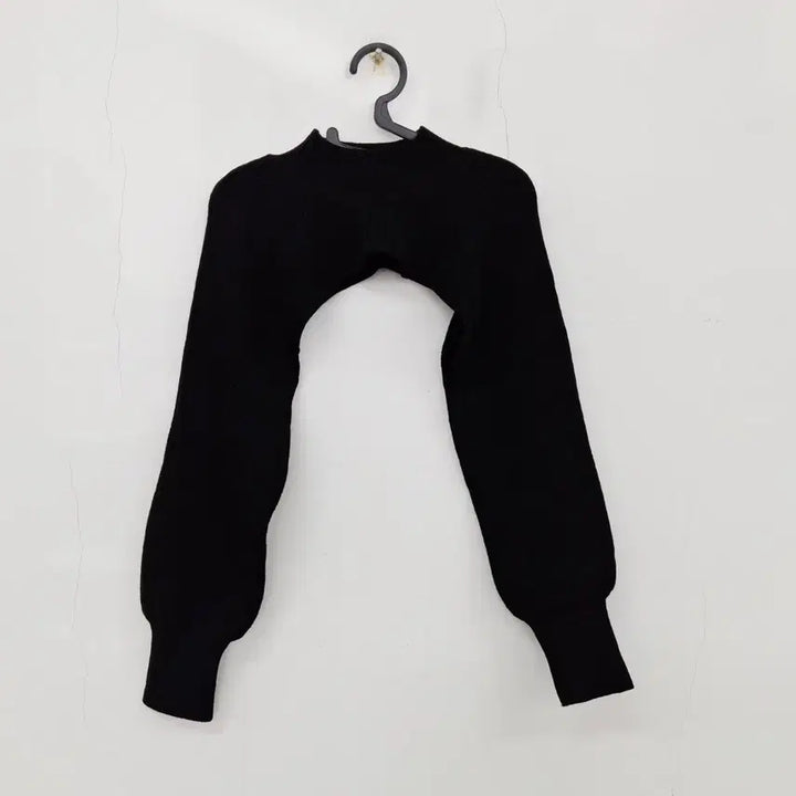 [BUNJANG] System 21 Ribbed Knit Bolero Top Scarf / 시스템 21 볼레로 골지 니트 탑 머플러 FREE 블랙