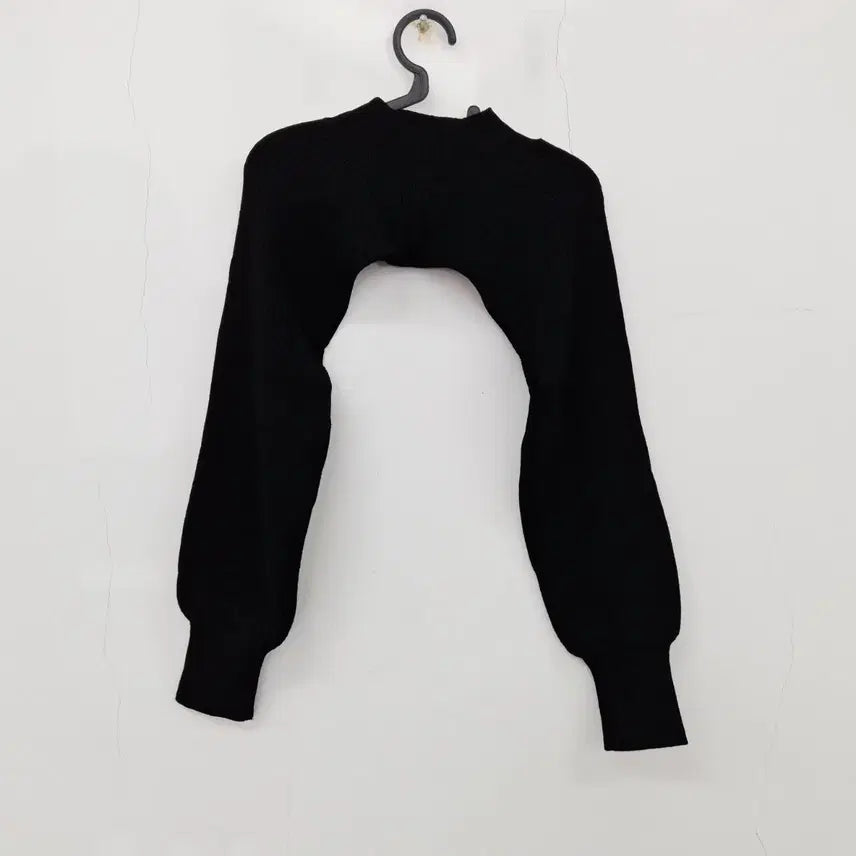 [BUNJANG] System 21 Ribbed Knit Bolero Top Scarf / 시스템 21 볼레로 골지 니트 탑 머플러 FREE 블랙