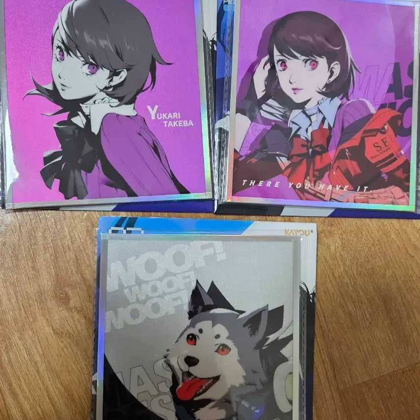 [BUNJANG] Persona 3 Reload Yukari &amp; Koromaru Shikishi Bundle Set / 페르소나3 리로드 유카리, 코로마루 색지 일괄