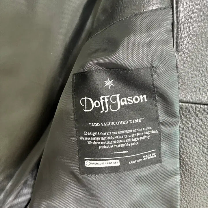 [BUNJANG] Doff Jason Leather Jacket / Doff jason 가죽자켓 도프제이슨