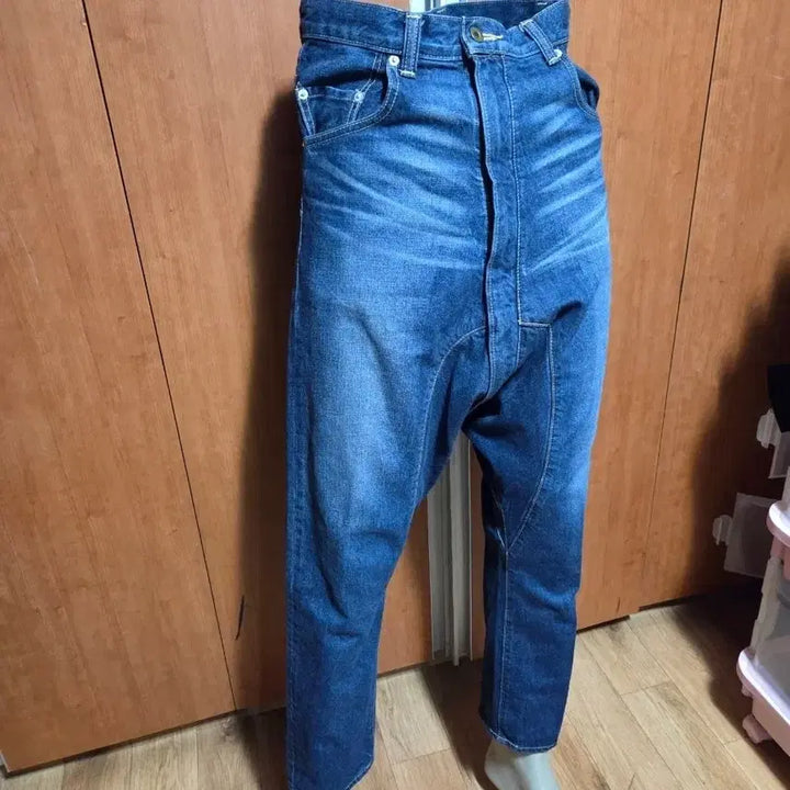 [BUNJANG] Comme des Garcons Unisex Baggy Denim Pants / [꼼데가르송] 유니섹스 배기 데님 팬츠 (L / 31-32인치) - 정품