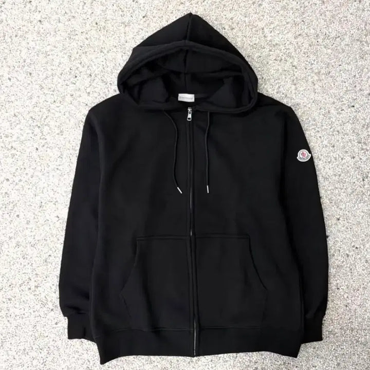 [BUNJANG] Moncler Black Hooded Zip-up Jacket / 몽클레어 블랙 후드집업
