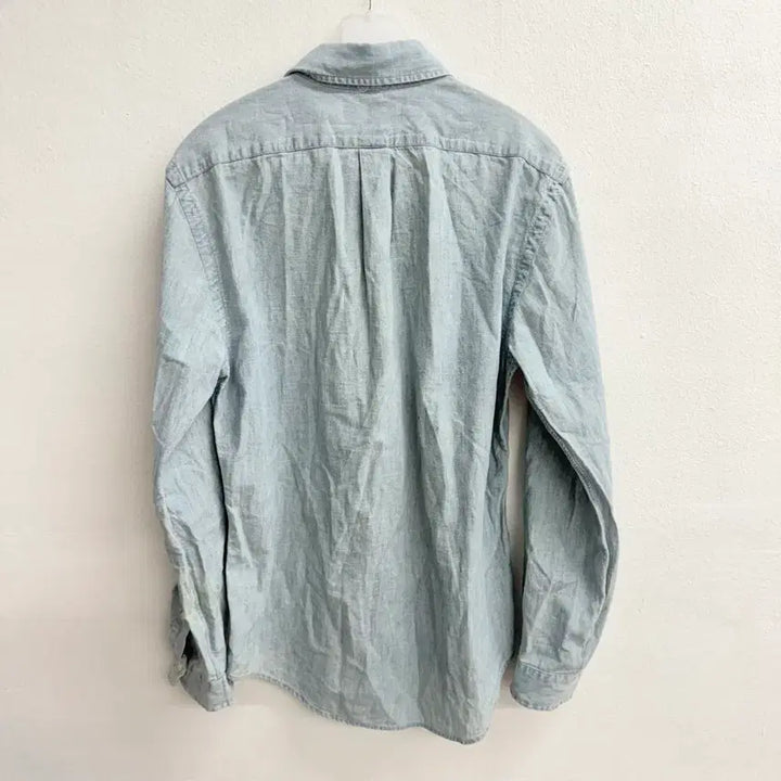 [BUNJANG] Polo Ralph Lauren Slim Fit Chambray Denim Shirt (M) / 폴로 신형 QR 랄프로렌 슬림핏 샴브레이 데님 셔츠 (M)