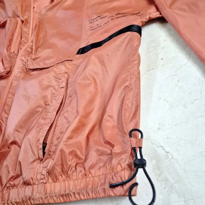 [BUNJANG] Jordan S/S Semi-Oversized Athleisure Zip-Up Jacket L / 조던 / S/S 오렌지 세미오버 에슬레저 집업 자켓 / L