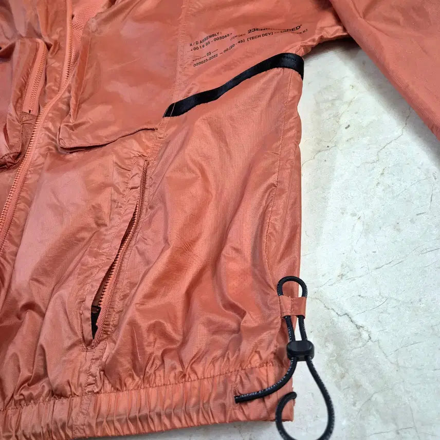 [SOLD OUT] 조던 / S/S 오렌지 세미오버 에슬레저 집업 자켓 / L