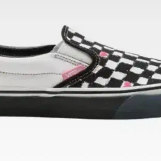 [BUNJANG] Vans The Museum Visiter Slip-on Checkerboard Black Heart / 반스 x 더뮤지엄비지터 슬립온 체커보드 블랙 하트