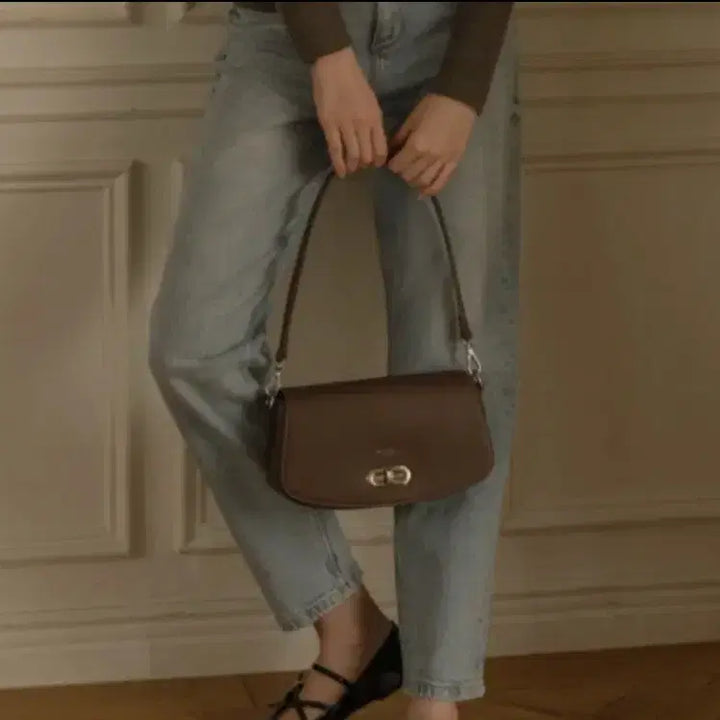 [BUNJANG] David Jones Shoulder Bag Tote Bag - Chocolate (New) / 데이비드존스 숄더백 토트백 초코(새상품)