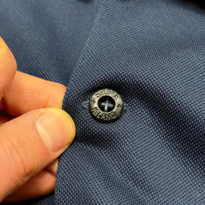 [BUNJANG] Stone Island Regular Fit PK Polo Shirt / 19ss 스톤아일랜드 레귤러핏 와펜패치 pk 카라티