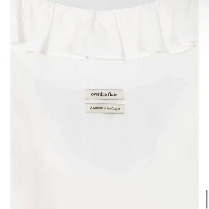 [BUNJANG] Overdue Flare Ruffle Blouse / 오버듀플레어 택달린 새상품 신상 블라우스 러플블라우스 여름블라우스 원피스