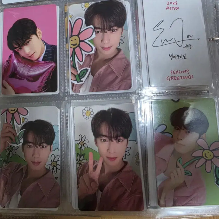 [SOLD OUT] 아스트로 차은우 2023 시그 포토카드 25장 일괄