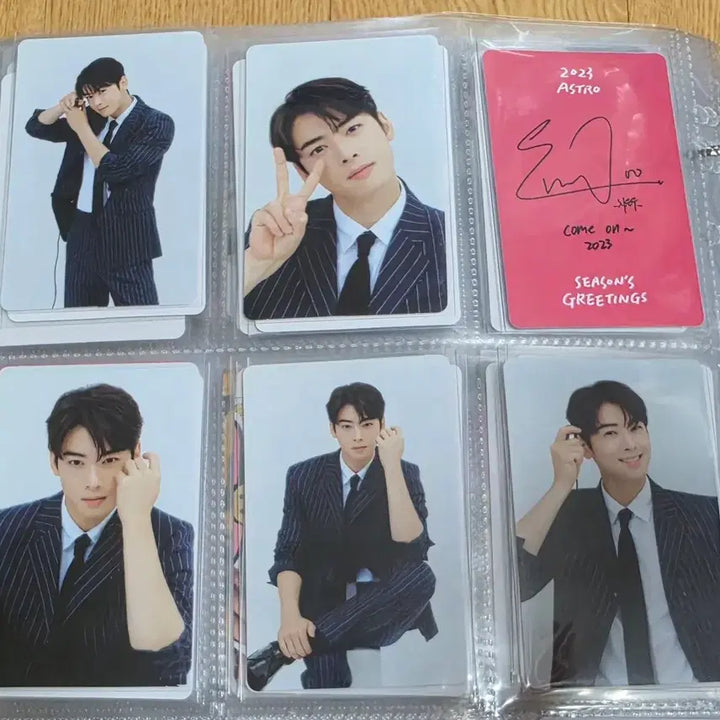[SOLD OUT] 아스트로 차은우 2023 시그 포토카드 25장 일괄