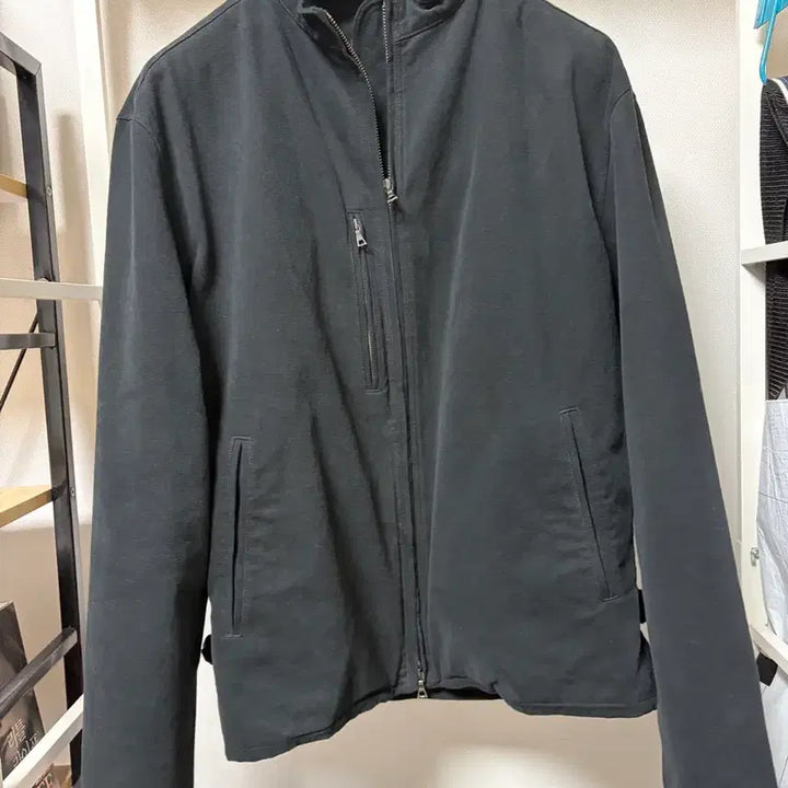 [BUNJANG] Go Nak Brushed Cotton Ghost Jacket - Black (Size 2) / 고낙 브러쉬드 코튼 고스트 자켓-블랙(2사이즈)
