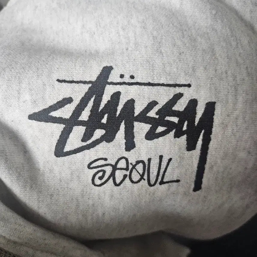 [SOLD OUT] [XL] 스투시 서울 후드 집업 그레이