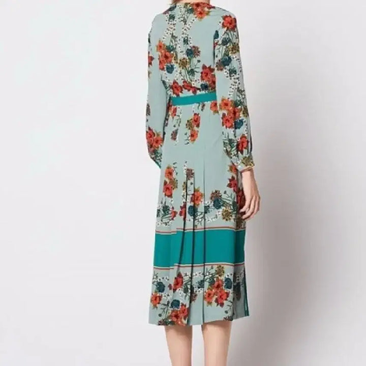[BUNJANG] Sandro Floral Pattern Long Dress / 산드로 원피스38