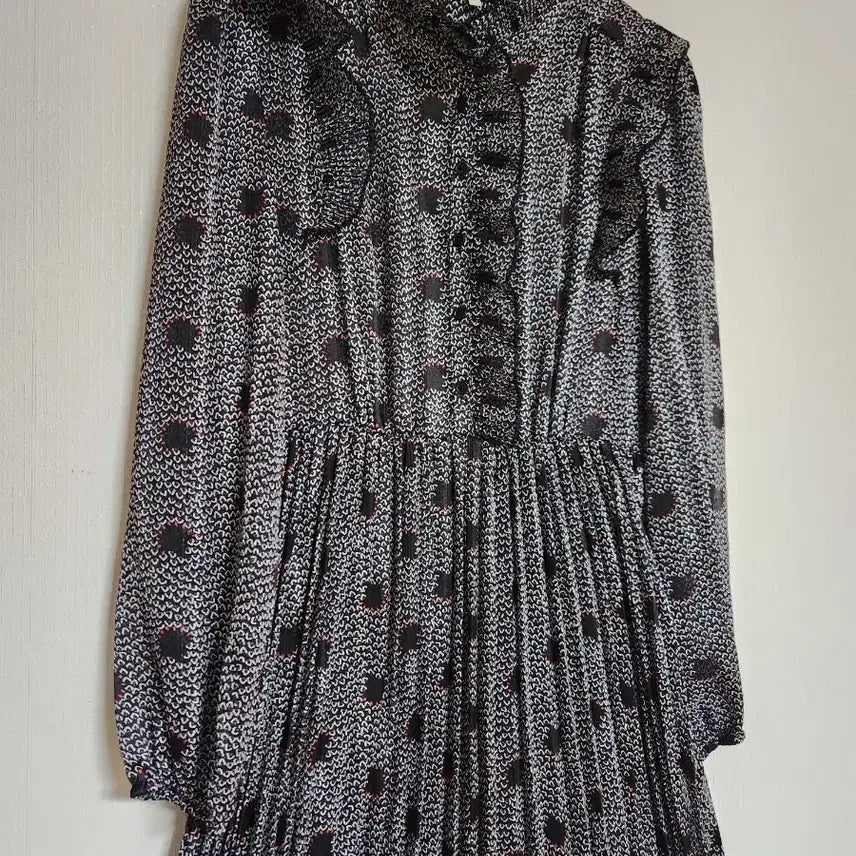 [BUNJANG] ba&amp;sh Chiffon Pleated Long Dress / 바쉬 ba&amp;sh 쉬폰 플리츠 롱원피스55