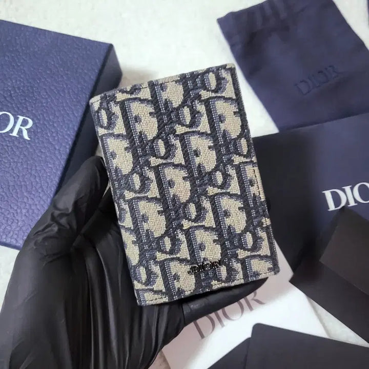 [BUNJANG] Dior Oblique Organizer Card Wallet / [25년구매/풀구성] 디올 오블리크 오거나이저 카드지갑