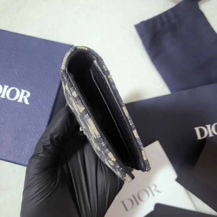[BUNJANG] Dior Oblique Organizer Card Wallet / [25년구매/풀구성] 디올 오블리크 오거나이저 카드지갑