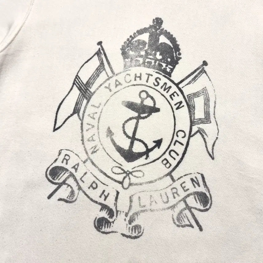 [BUNJANG] Polo Ralph Lauren Half-Sleeve Sweatshirt / 90s 폴로 랄프로렌 하프스웻 반팔티셔츠
